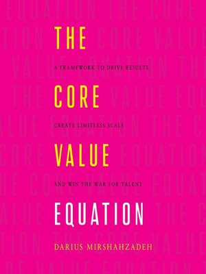 cover image of The Core Value Equation